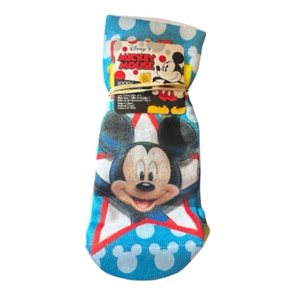 Disney Mickey Mouse Socks | 3-Pack | Adult Women’s 6–8 | NEW - Picture 2 of 5